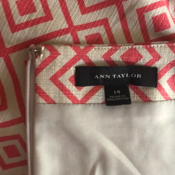 Ann Taylor Geometric Skirt - Picture 2 of 3